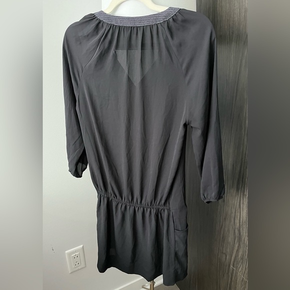 RW&CO black tunic or dress with pockets & 3/4 sleeves - Picture 4 of 5